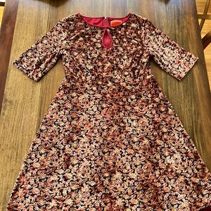Large burnt velvet ModCloth dress